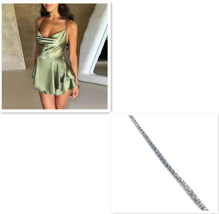 Robe satin sexy