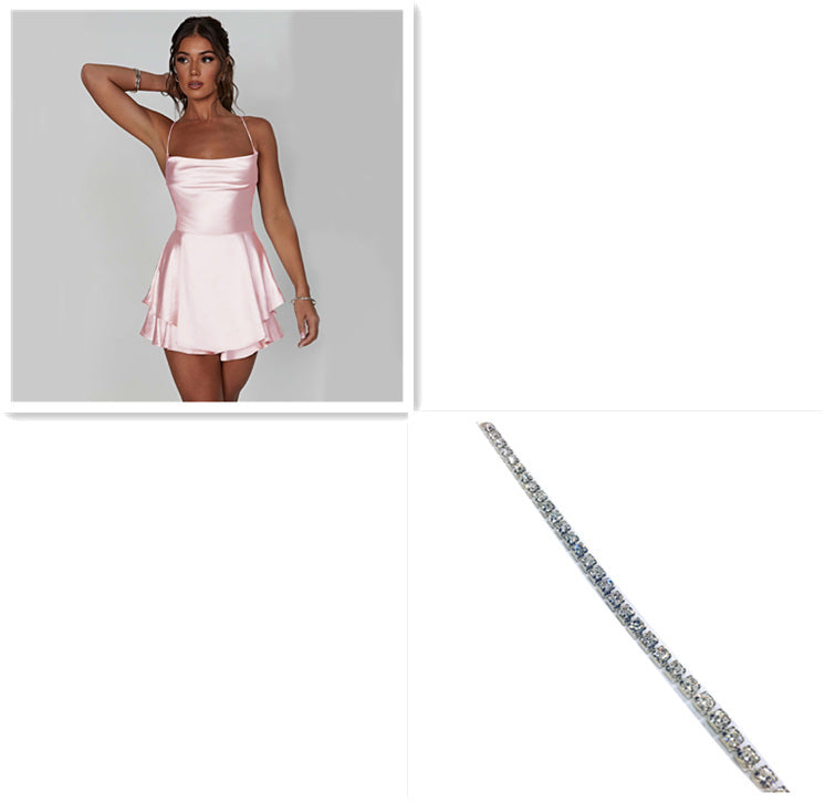 Robe satin sexy