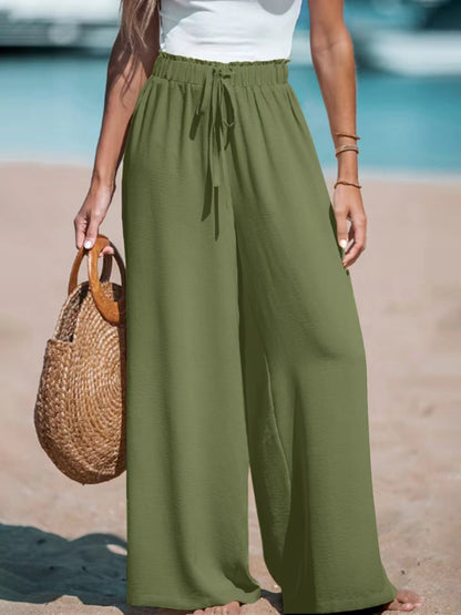 Pantalon large fluide