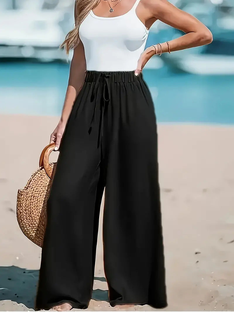 Pantalon large fluide