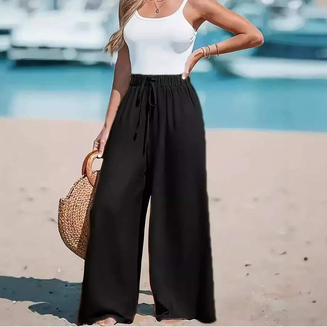 Pantalon large fluide